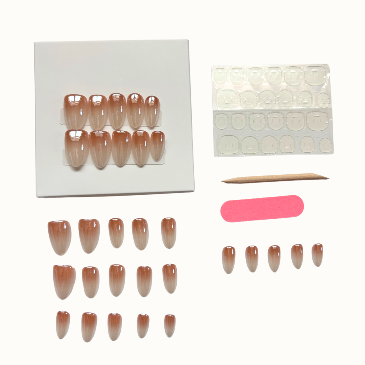 Toasted Press On Nail Kit