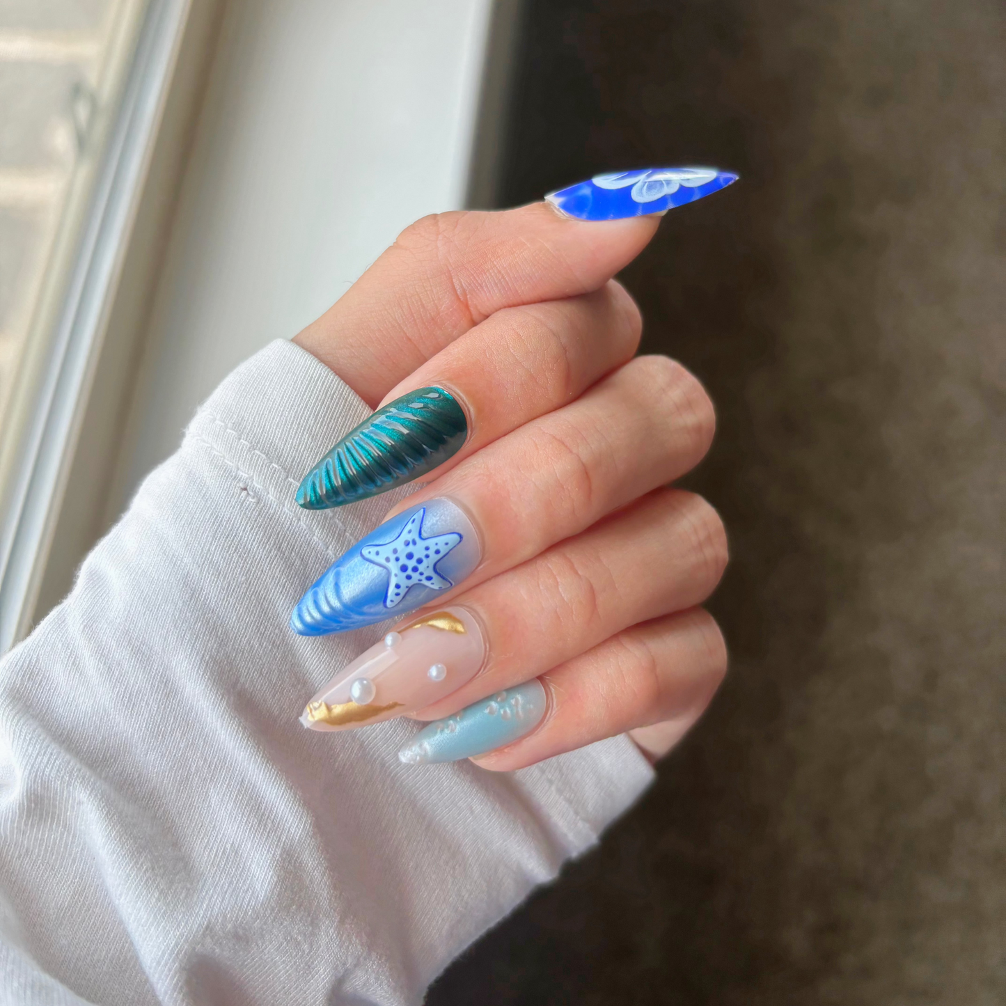Sea Pearl Press On Nail Kit
